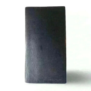 Salvatore Ferragamo Black Long Wallet